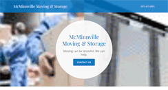Desktop Screenshot of mcminnvillemoving.com