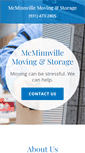 Mobile Screenshot of mcminnvillemoving.com